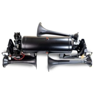 Ram 1500 Air Horn Compressor Kit - Kleinn Air Horns - Model 230 Triple Train Horn + 150 PSI Air System - `09-`18